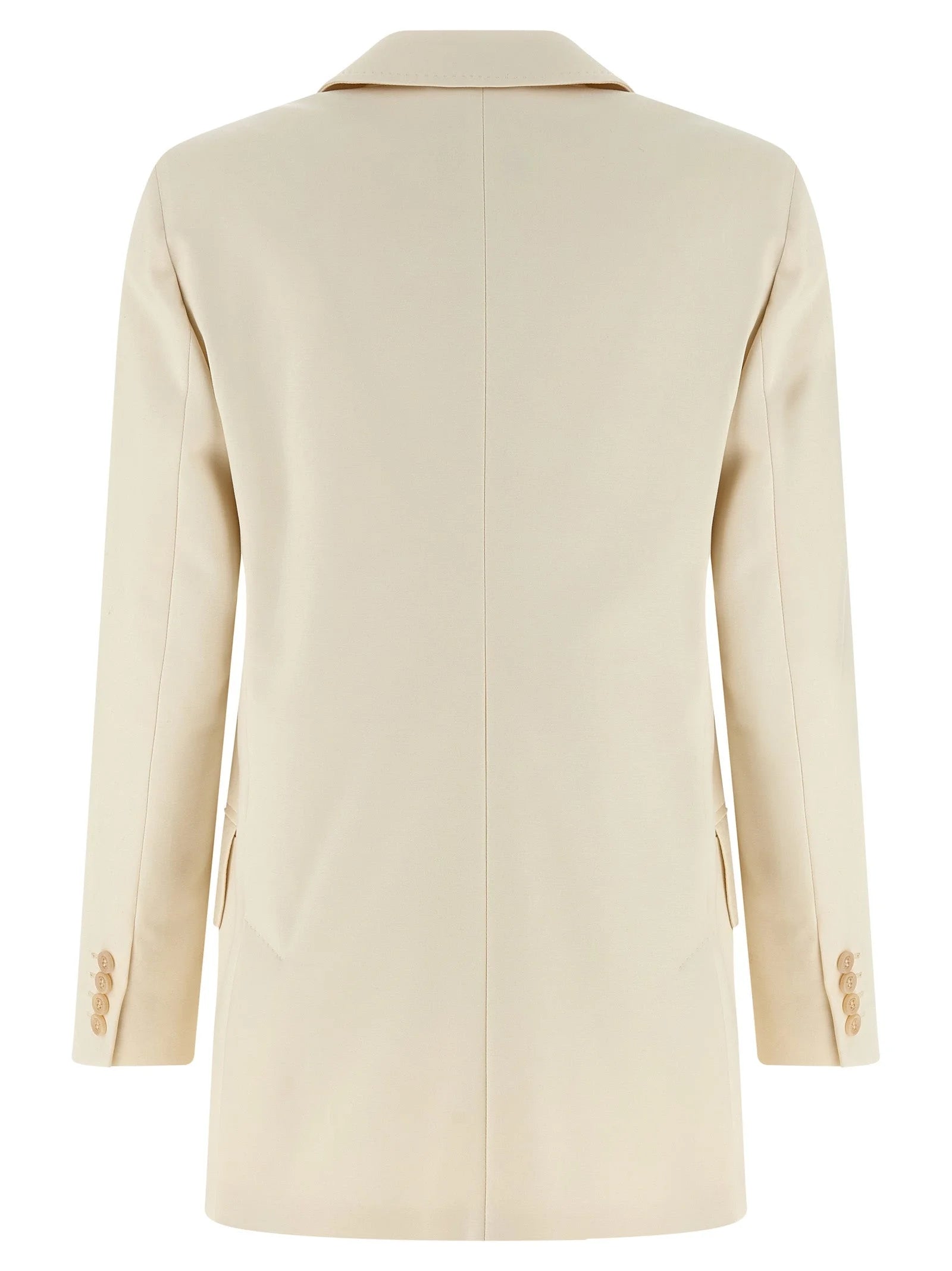 Max Mara White Cotton Blazer - IT44