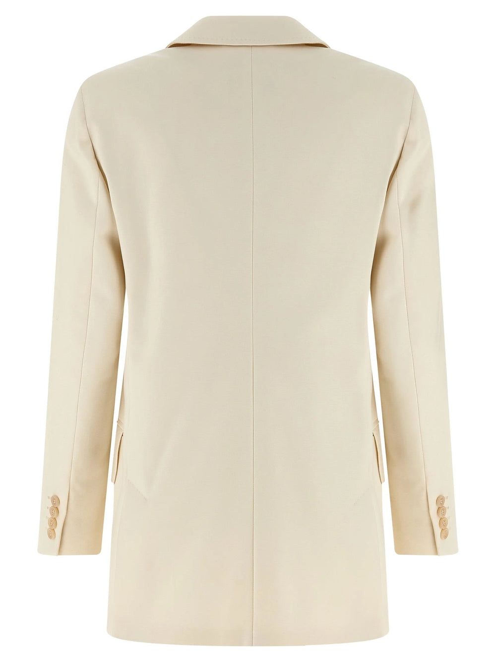 Max Mara White Cotton Blazer - IT44
