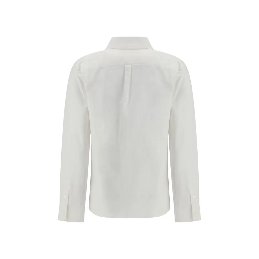 Max Mara White Cotton Dress Shirt
