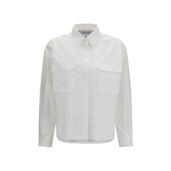 Max Mara White Cotton Shirt