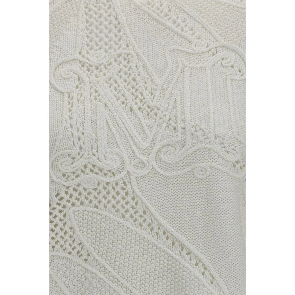 Max Mara White Cotton Sweatshirt - S
