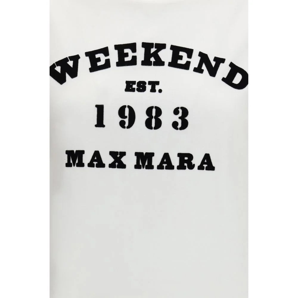 Max Mara White Cotton T-Shirt