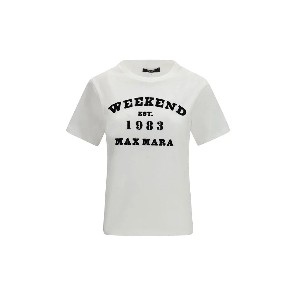 Max Mara White Cotton T-Shirt