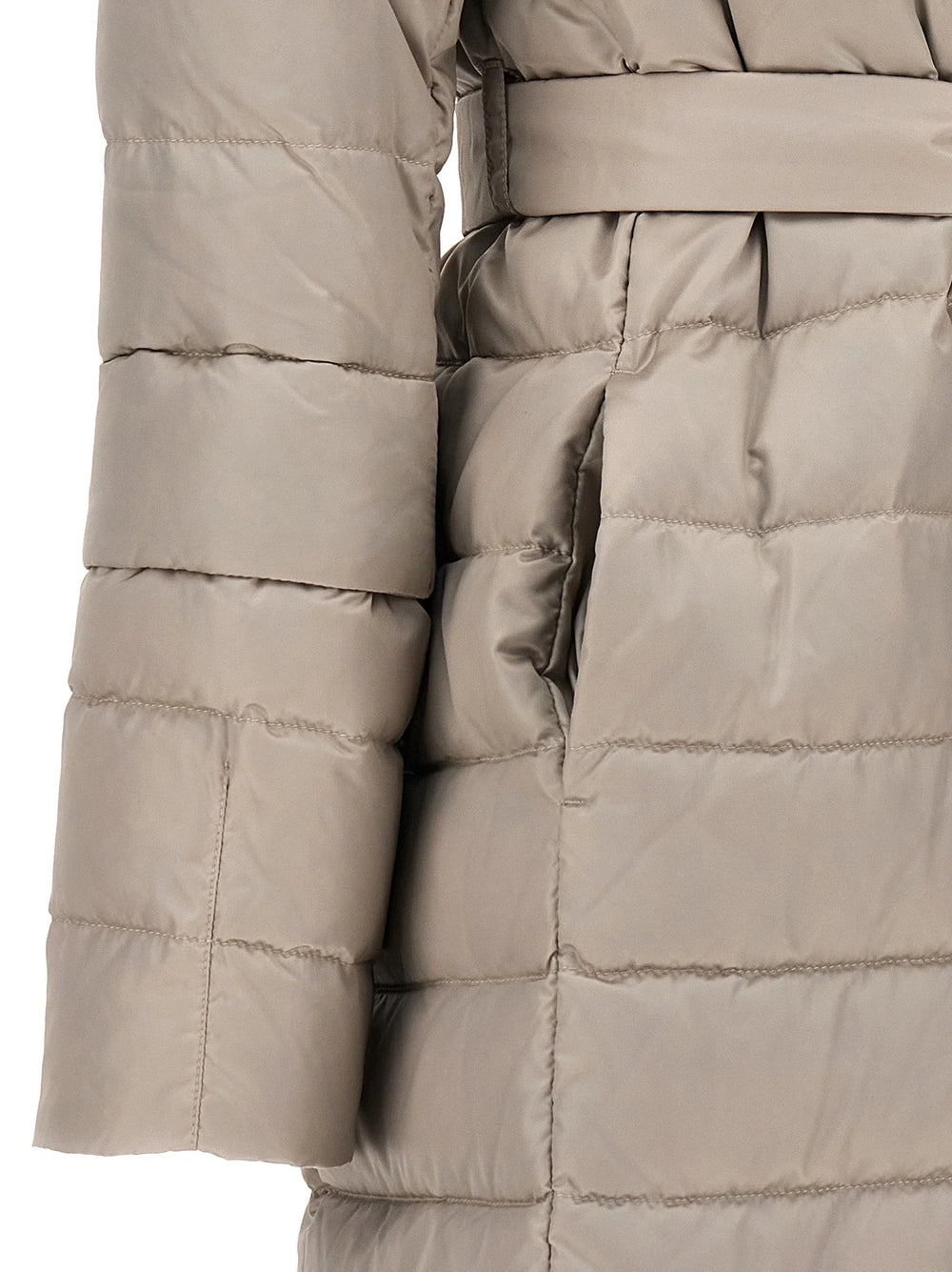 Max Mara White Polyamide Full-Length Jacket - IT40