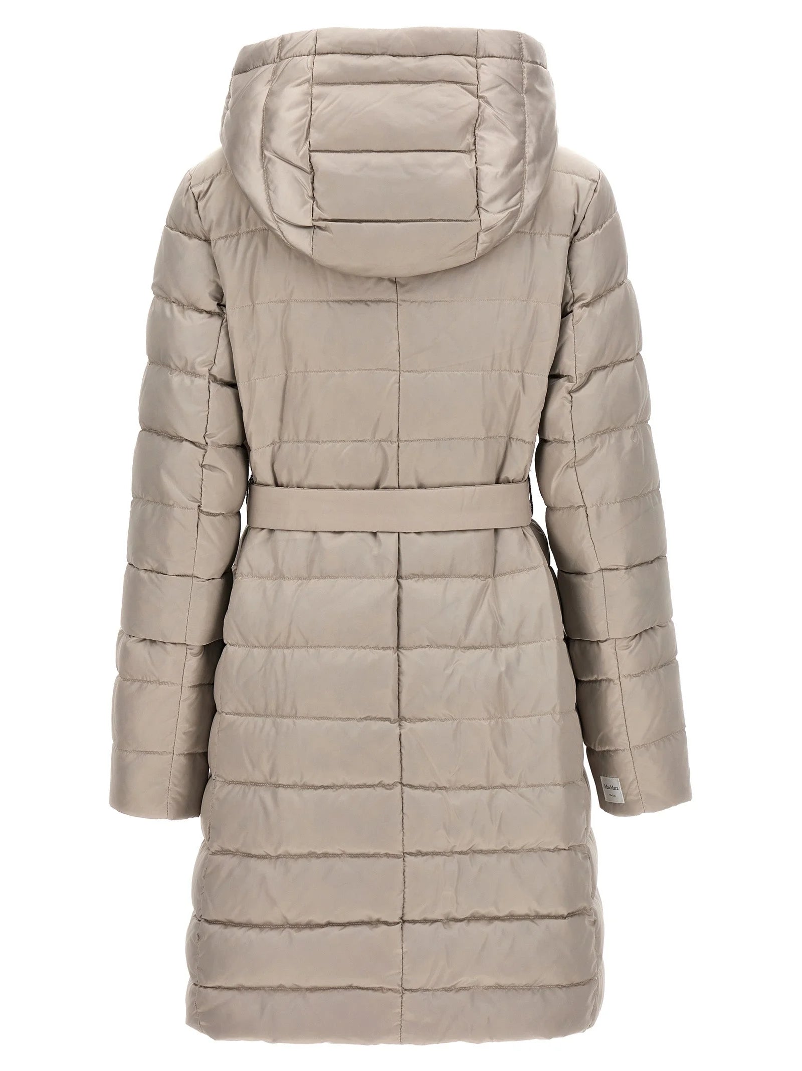 Max Mara White Polyamide Full-Length Jacket - IT40