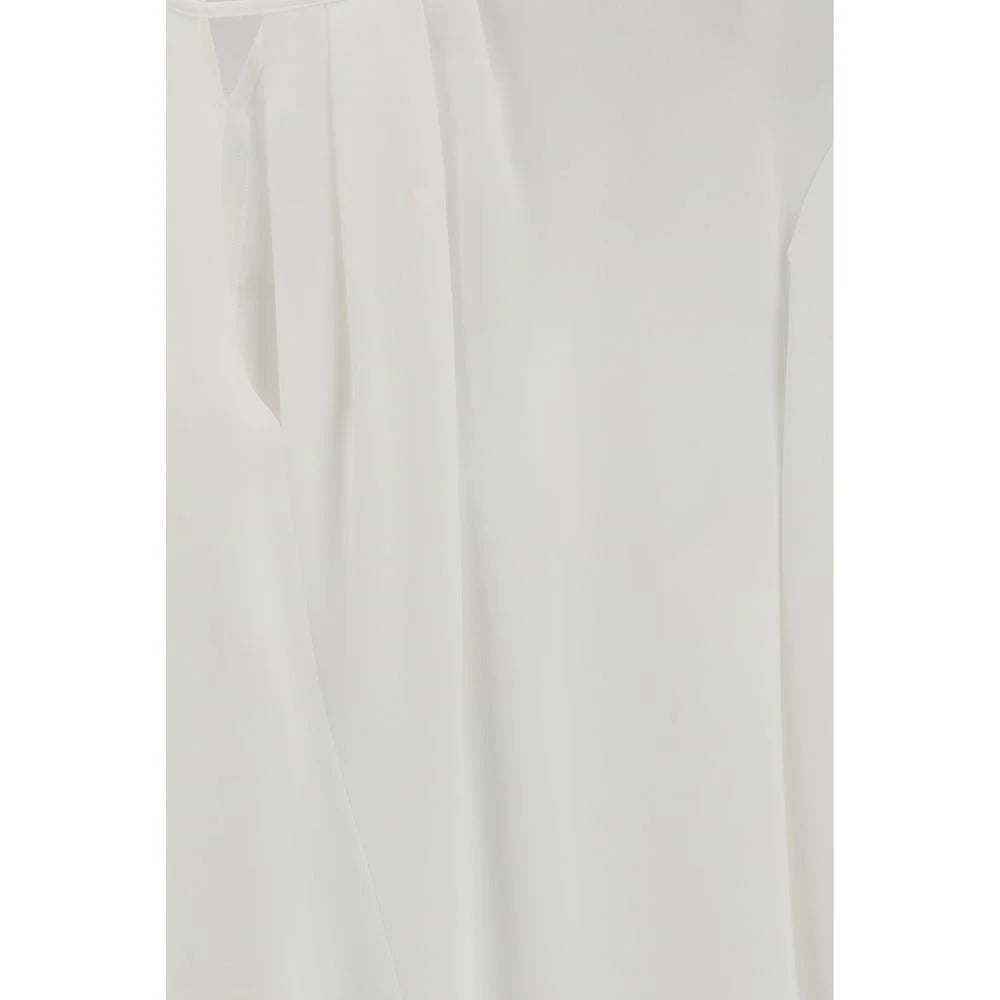 Max Mara White Triacetate Blouse