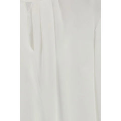 Max Mara White Triacetate Blouse