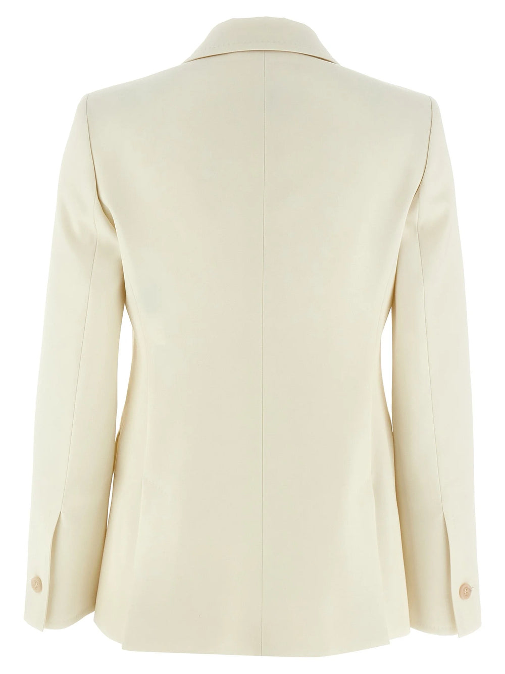 Max Mara White Virgin Wool Blazer - IT48