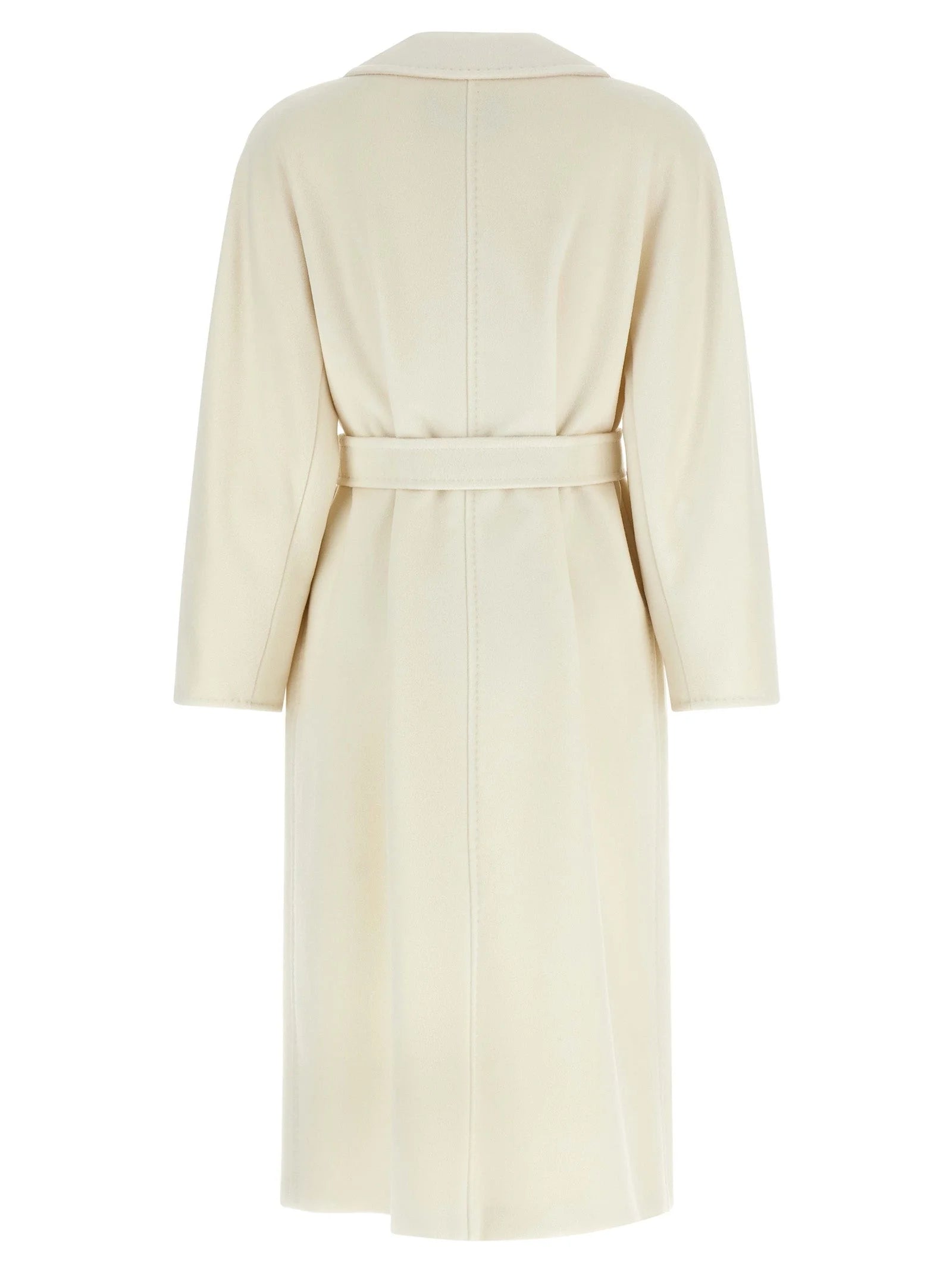 Max Mara White Virgin Wool Coat
