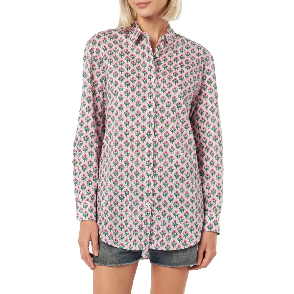 MC2 Saint Barth Pink Cotton Shirt - L - Shirts