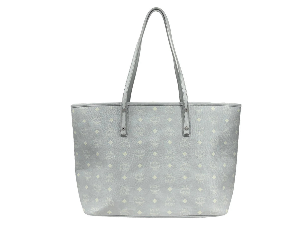 MCM Aren Leather Shoulder Tote Bag