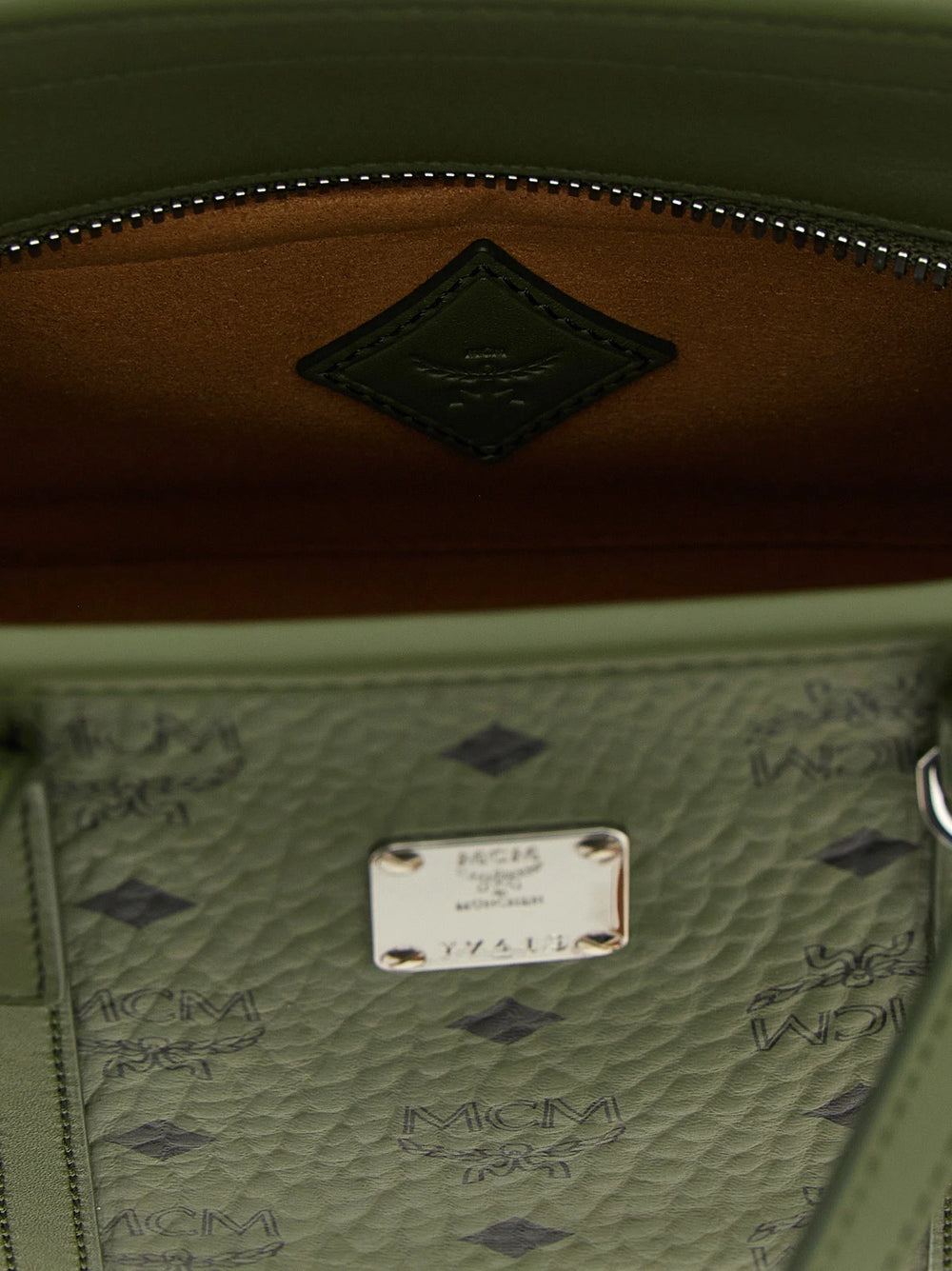 Borsa tote MCM in polietilene bicolore