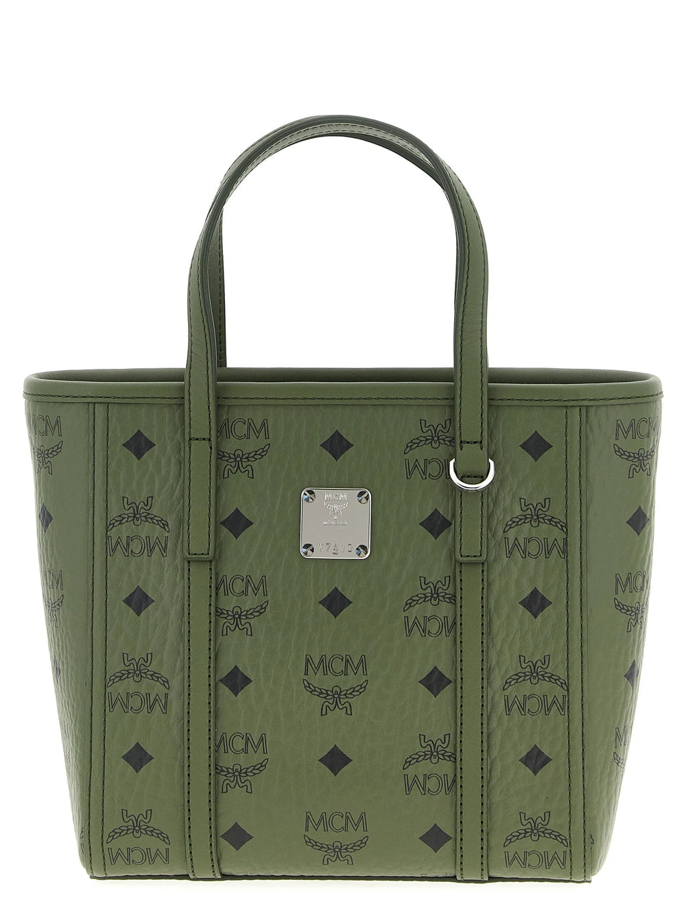 Borsa a tote bicolore MCM in polietilene