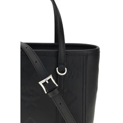 Sac bandoulière Bos Taurus en cuir de veau noir MCM