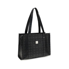 MCM Black Fabric Handbag