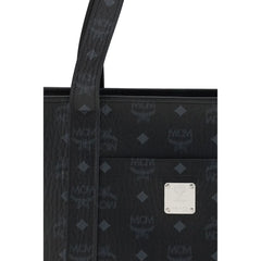 MCM Black Fabric Handbag