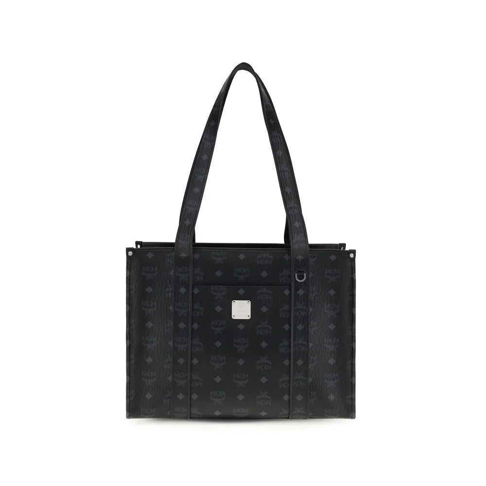 MCM Black Fabric Handbag