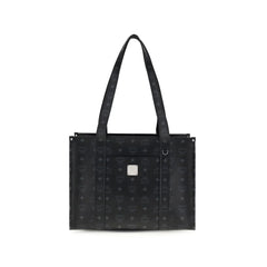 MCM Black Fabric Handbag