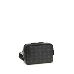 MCM Black Fabric Shoulder Bag