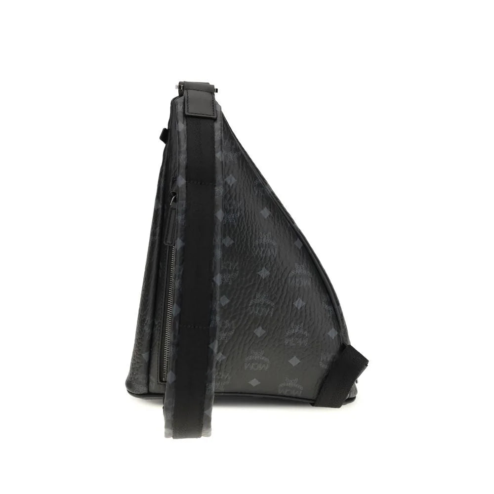 MCM Black Fabric Shoulder Bag