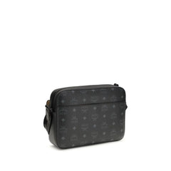 MCM Black Fabric Shoulder Bag