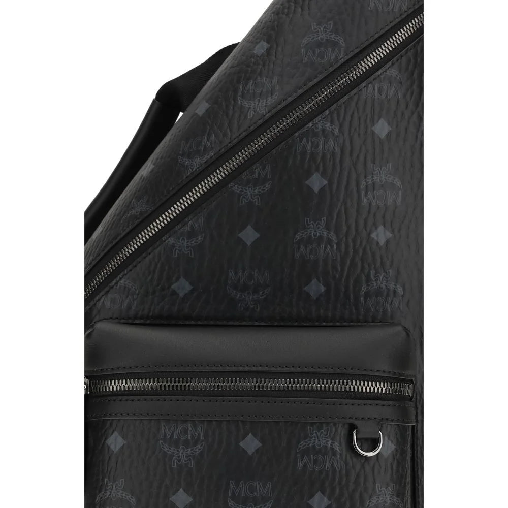 MCM Black Fabric Shoulder Bag