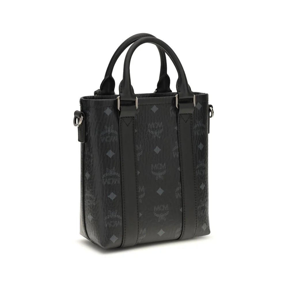 MCM Black Fabric Shoulder Bag