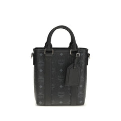 MCM Black Fabric Shoulder Bag