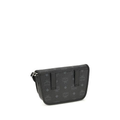 MCM Black Fabric Shoulder Bag