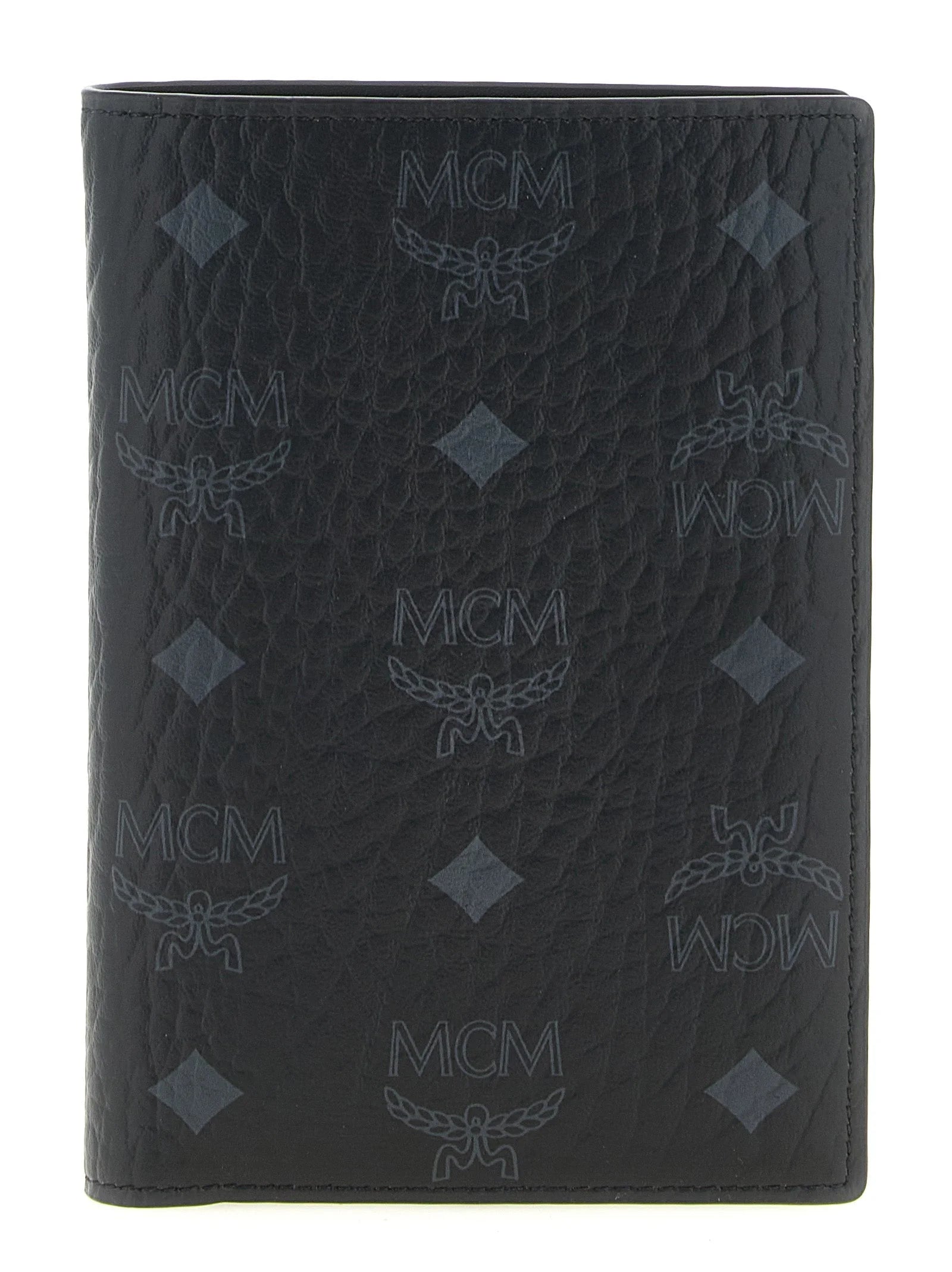 MCM Black Polyethylene Wallet