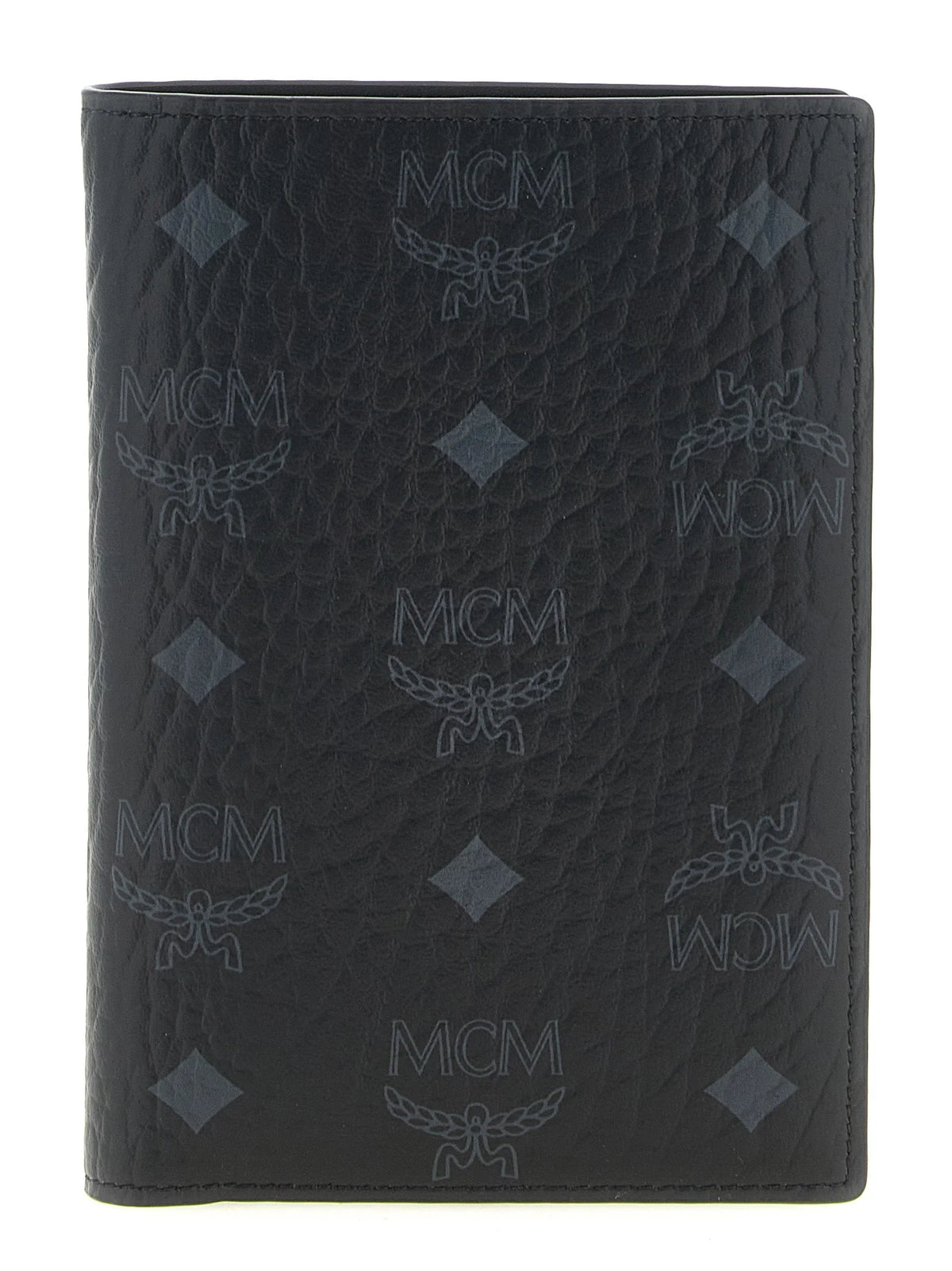 MCM Black Polyethylene Wallet