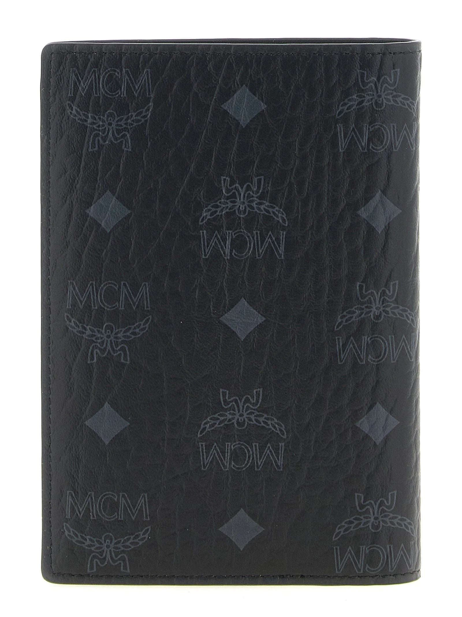 MCM Black Polyethylene Wallet