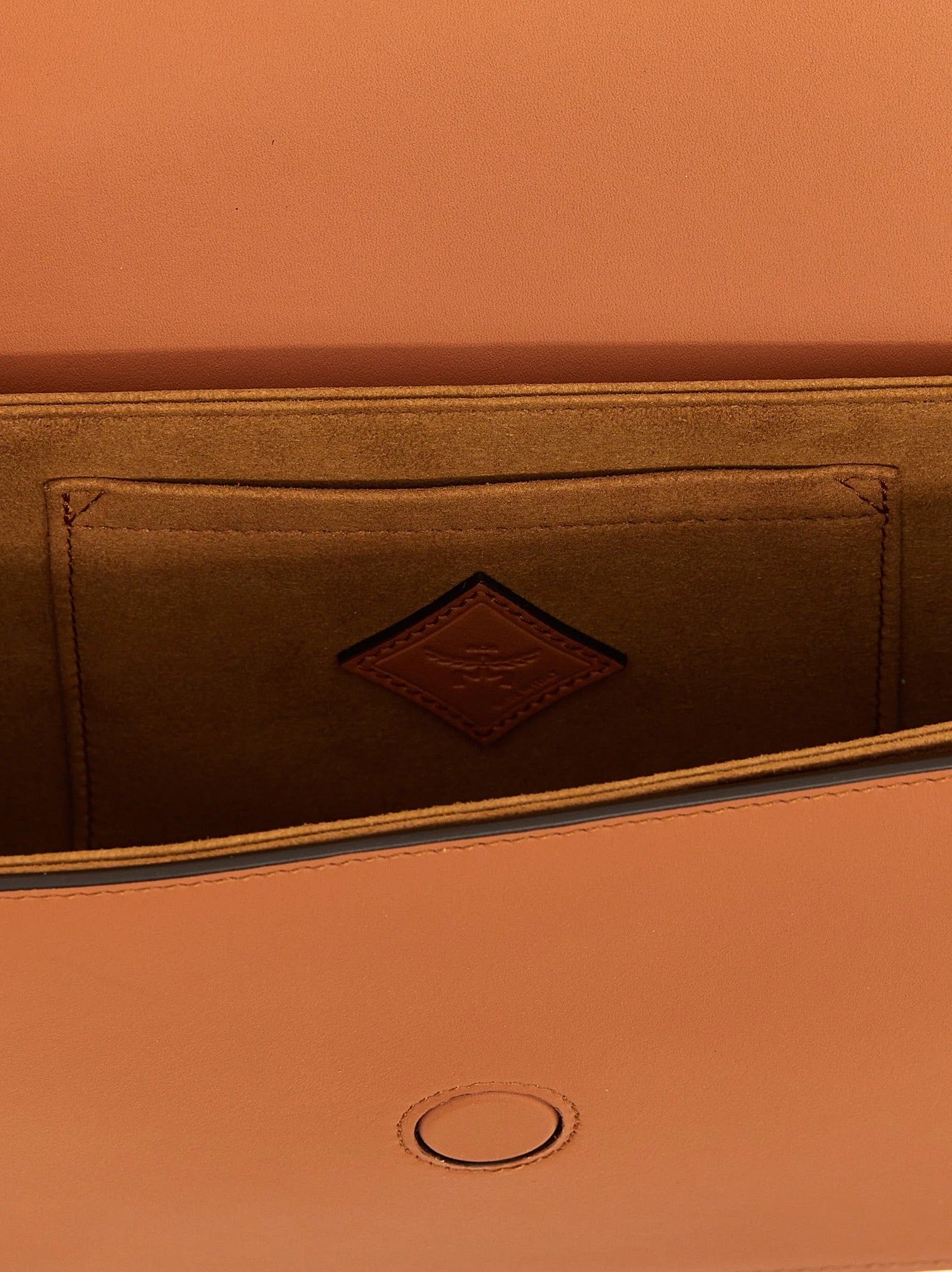 MCM Brown Calfskin Crossbody Bag