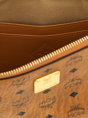 MCM Brown Polyethylene Clutch Bag