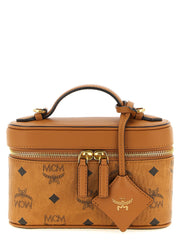 MCM Brown Polyethylene Handbag