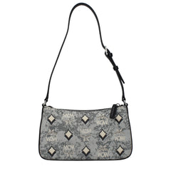 MCM Šedá látková crossbody kabelka