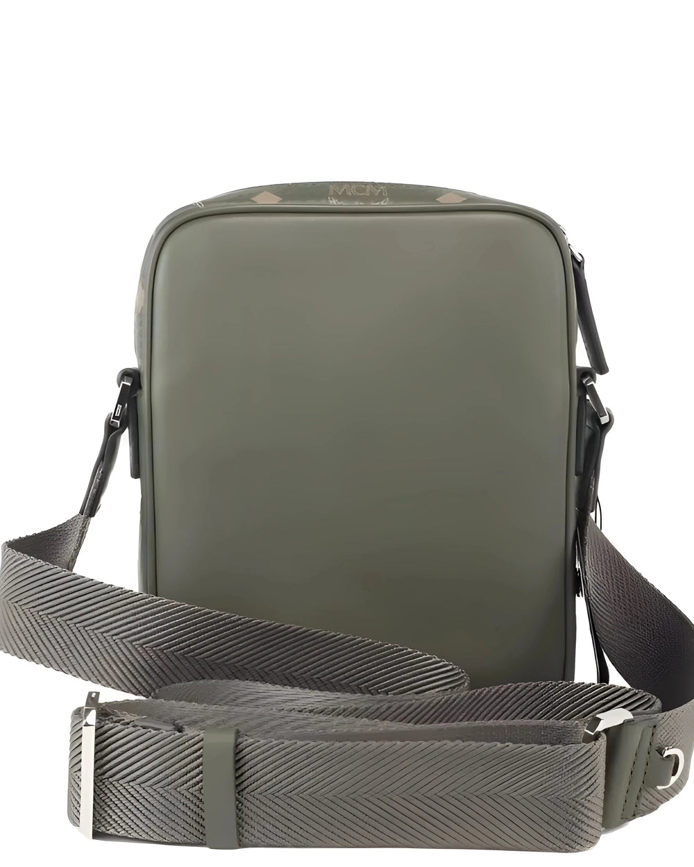 MCM Klassik Mini Sea Turtle Visetos Mixed Leather Multifunction Crossbody Bag Green - Cross Body Bags