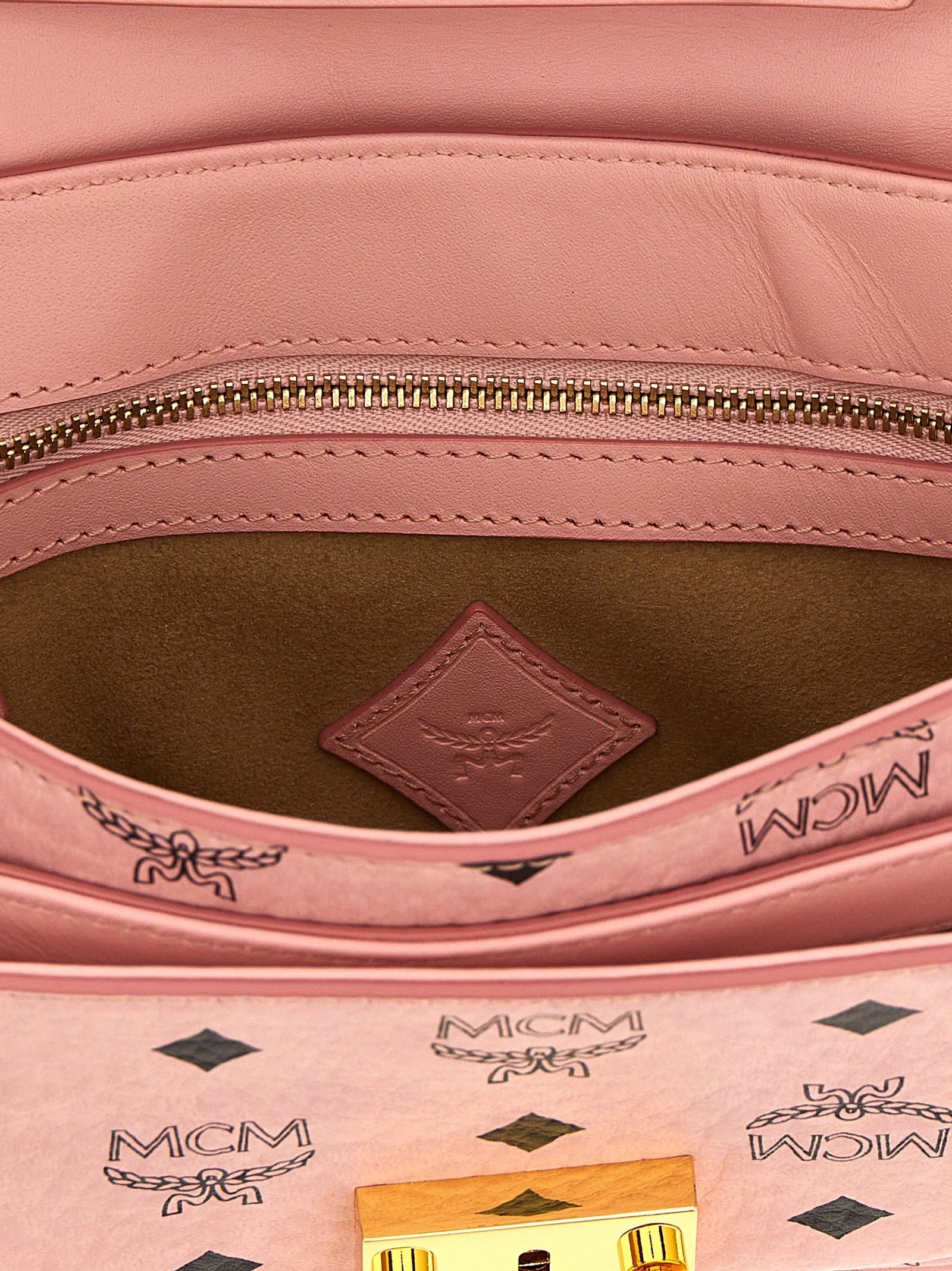 Bolso bandolera MCM multicolor de polietileno