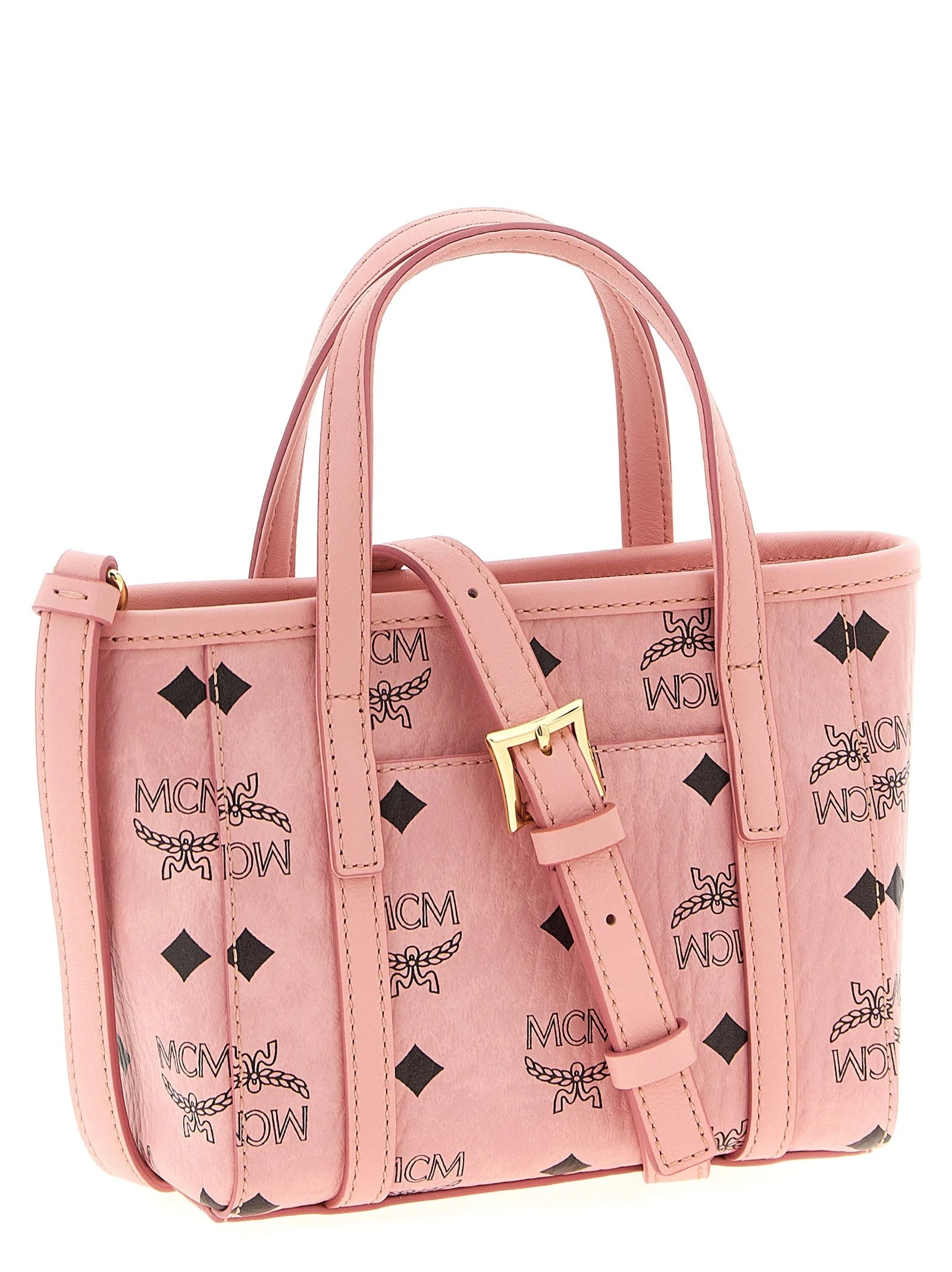 MCM Multicolor Polyethylene Tote Bag