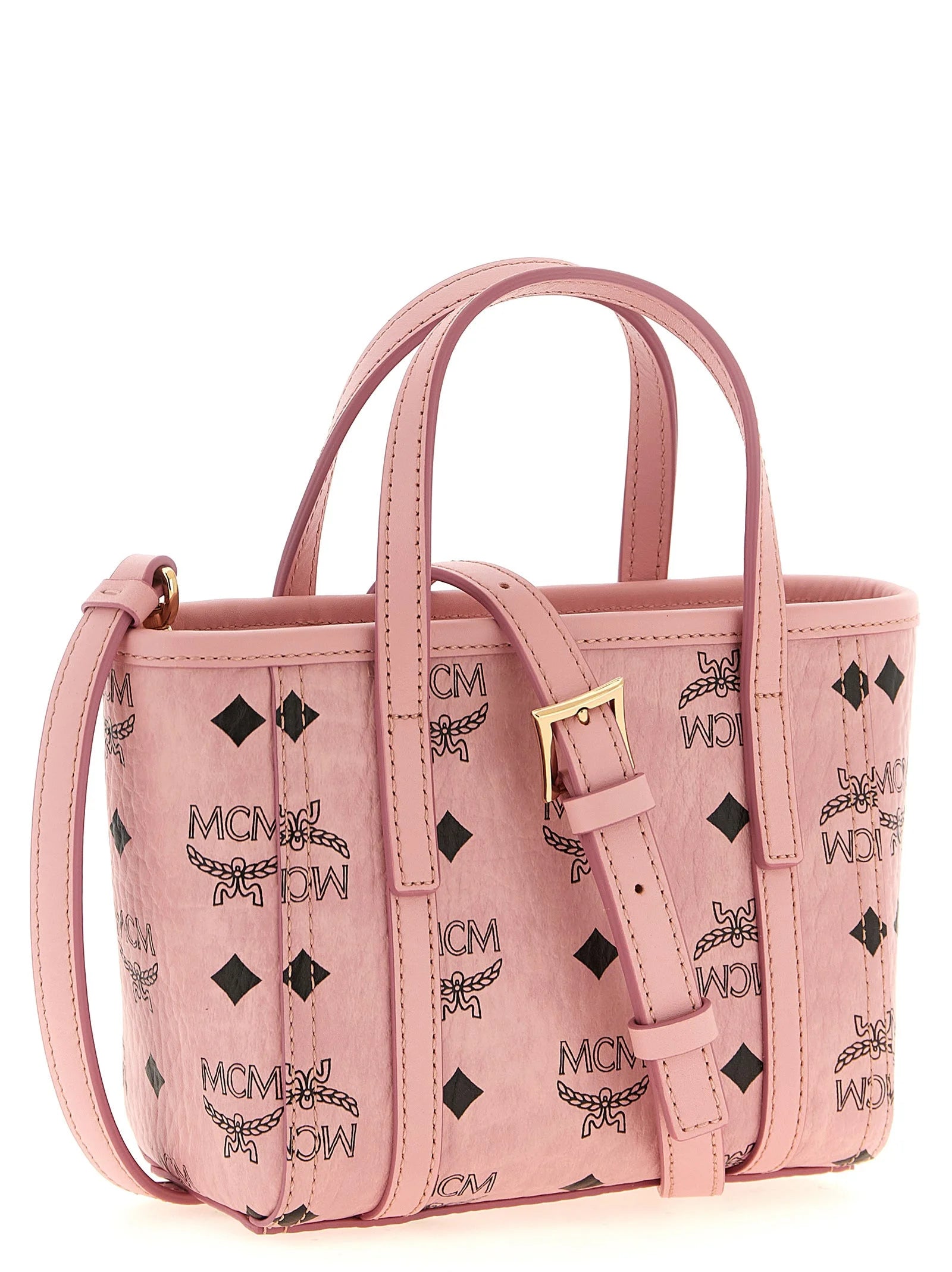 Bolso tote MCM de polietileno multicolor