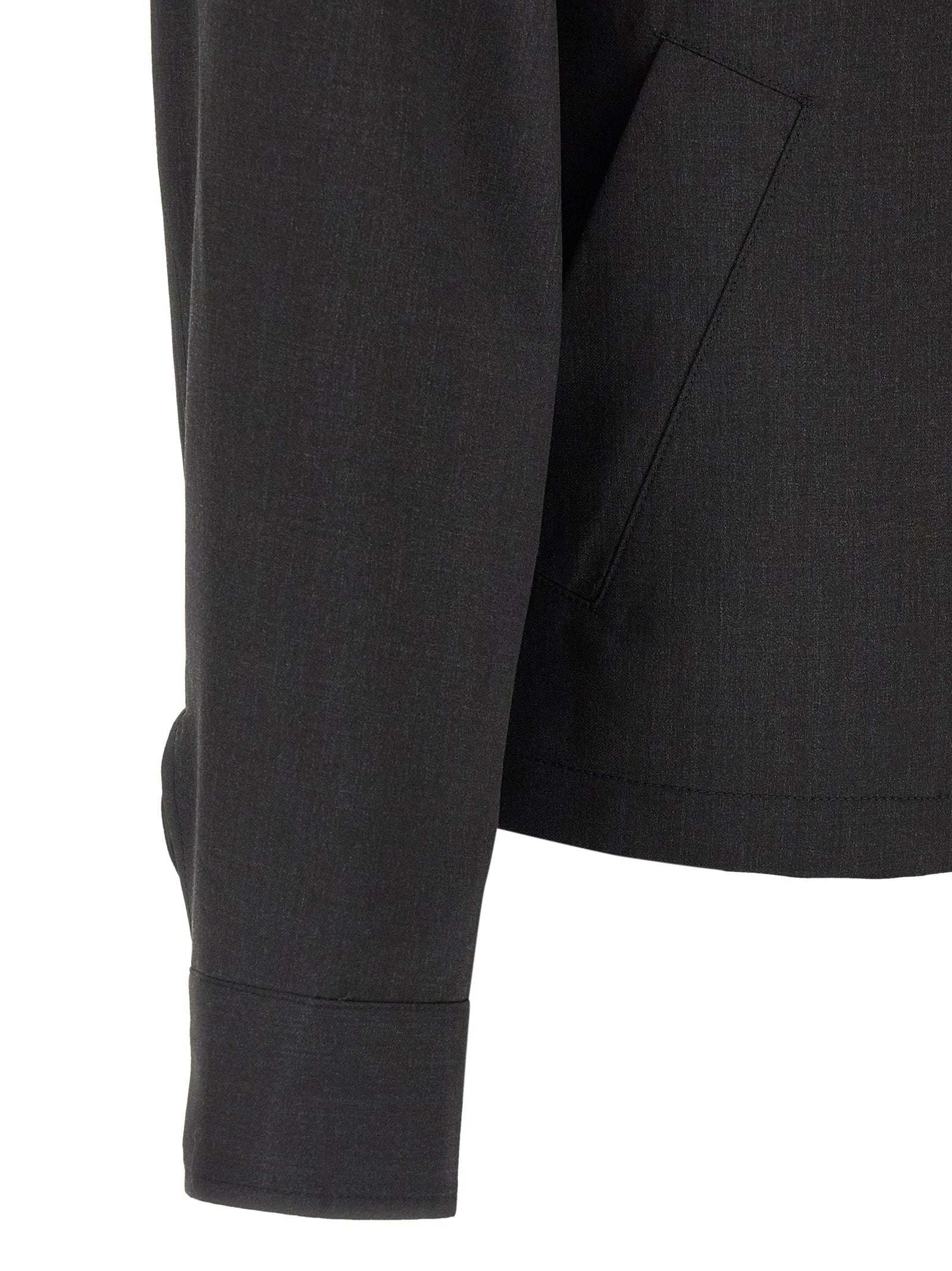 MFPEN Gray Wool Full-Length Jacket - M