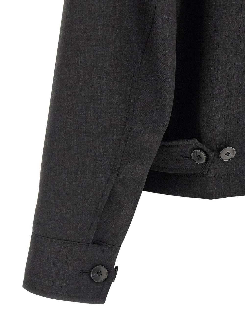 MFPEN Gray Wool Full-Length Jacket - M