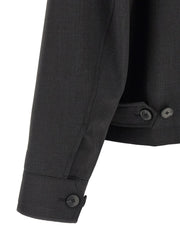 MFPEN Gray Wool Full-Length Jacket - M