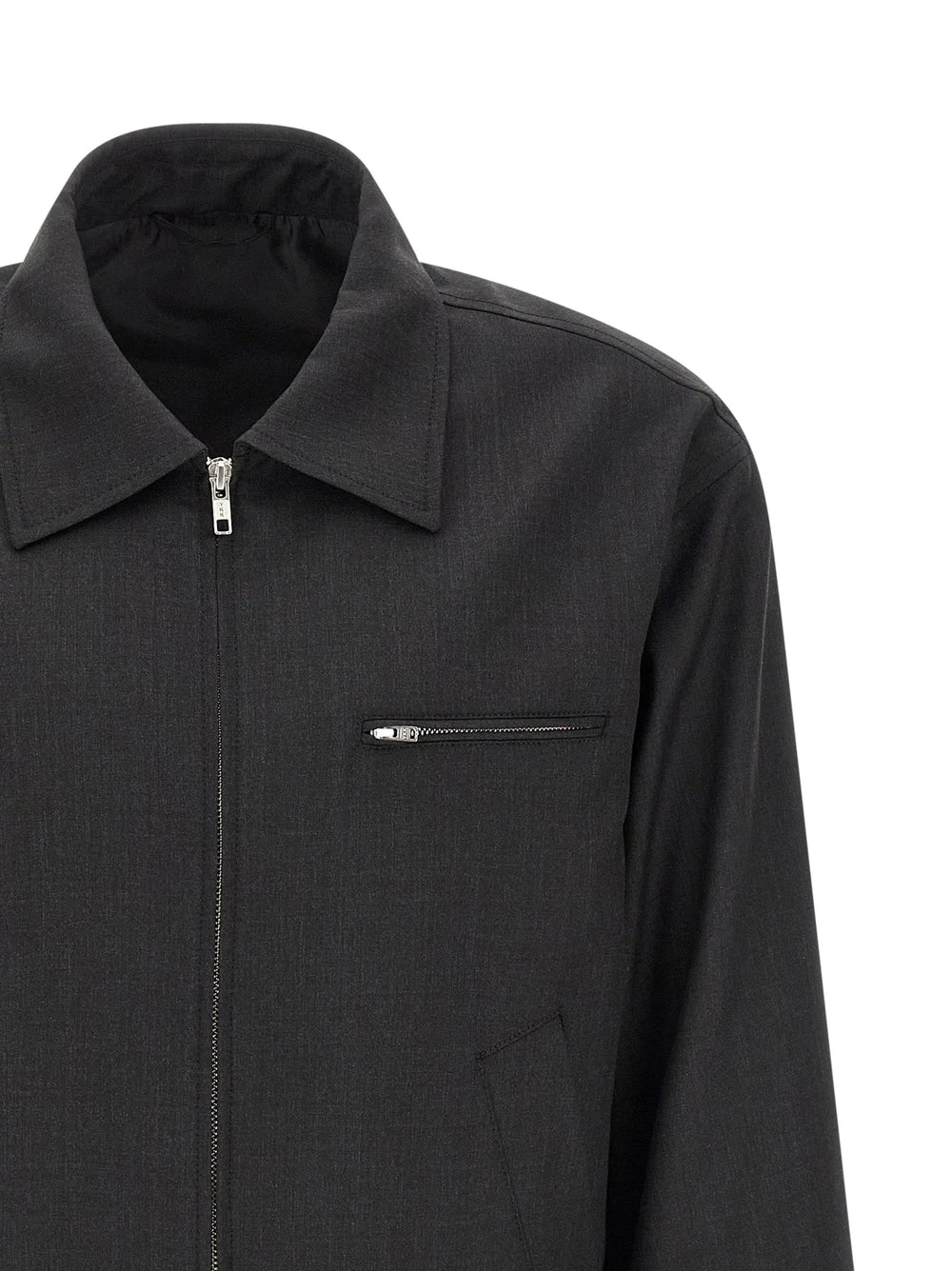 MFPEN Gray Wool Full-Length Jacket - M