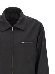 MFPEN Gray Wool Full-Length Jacket - M