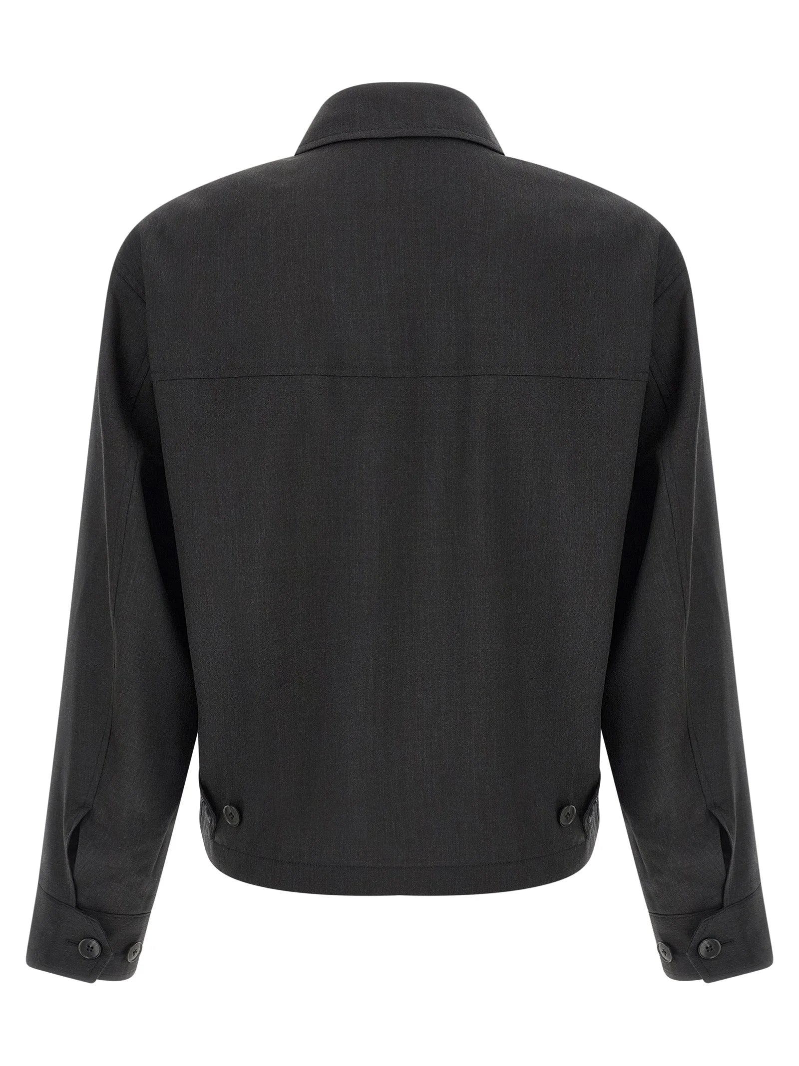 MFPEN Gray Wool Full-Length Jacket - M