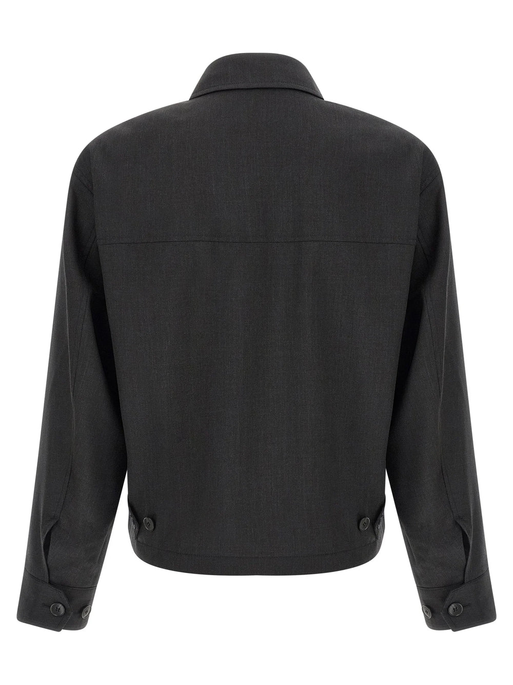MFPEN Gray Wool Full-Length Jacket - M