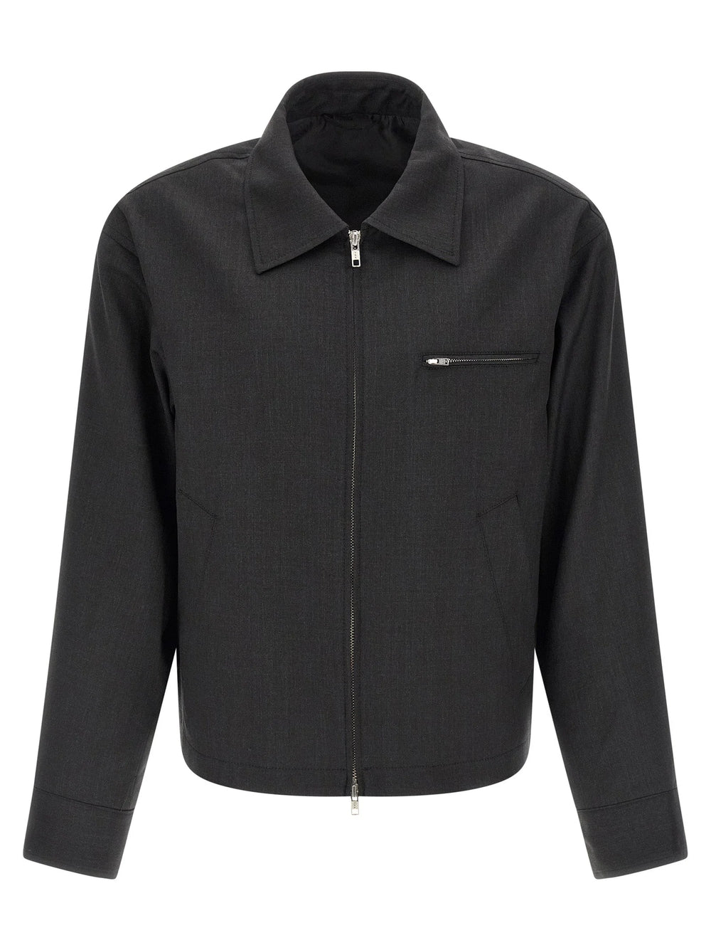 MFPEN Gray Wool Full-Length Jacket - M