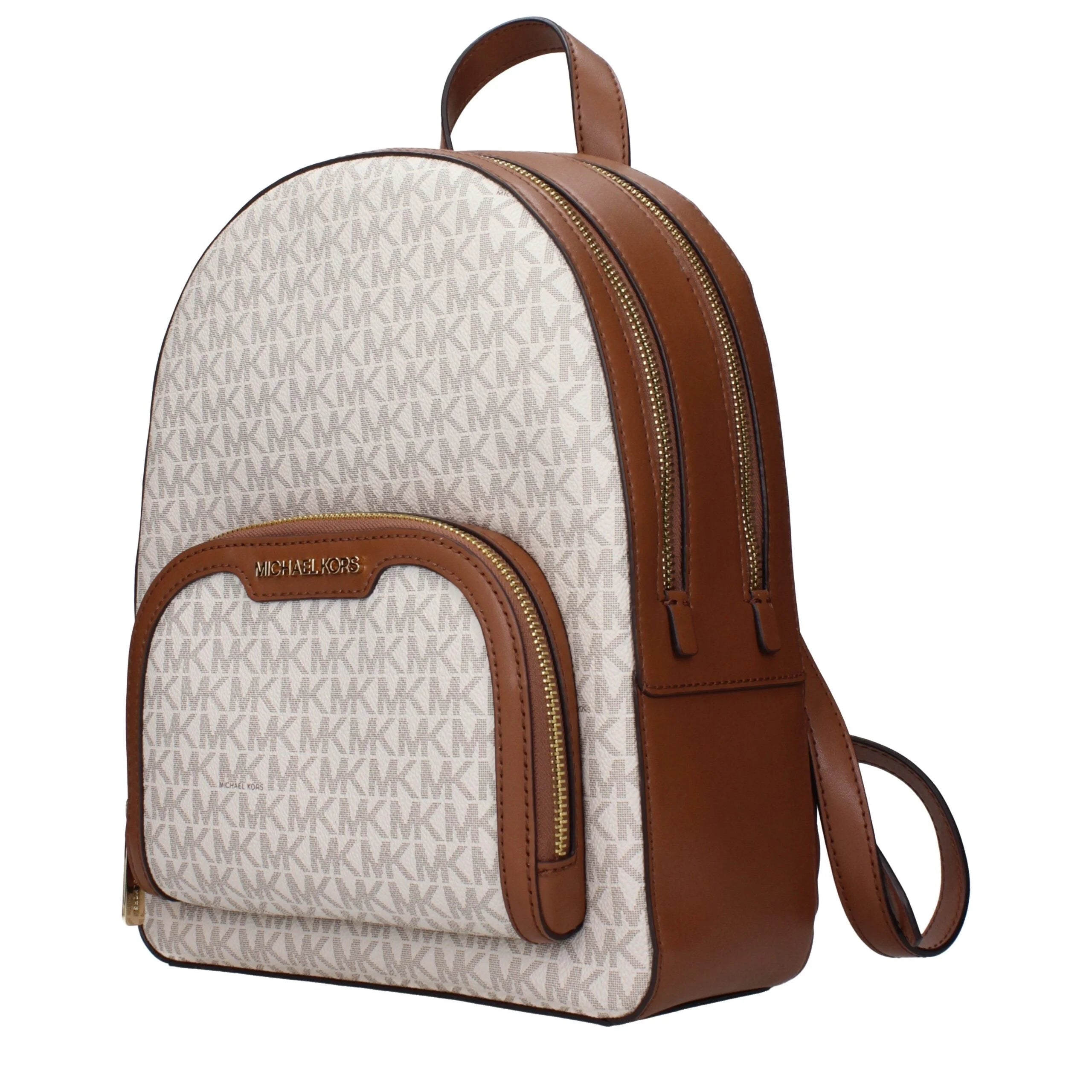 Michael Kors Beige Fabric Backpacks