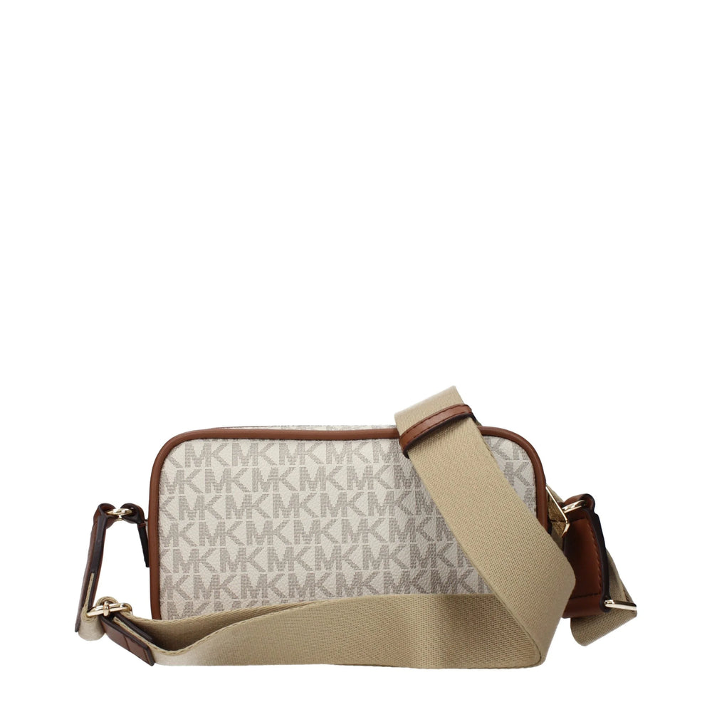 Michael Kors Bézs Szövet Keresztkötésű Táska